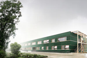 Gebäudekubatur Außenansicht – Adam-Remmele-Schule Karlsruhe