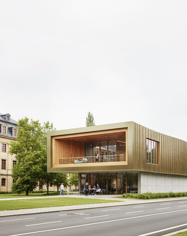 Forschungsgebäude Außenansicht - Neubau Duale Hochschule Gera – Lehr- und Forschungsgebäude