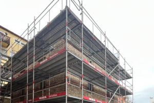 Haupteingang Außenansicht - Denkmalschutz-Sanierung Mehrfamilienhaus Stuttgart