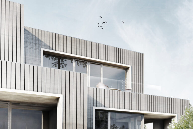 Fassade Außenansicht - Neubau Mehrfamilienhäuser Markelfingen