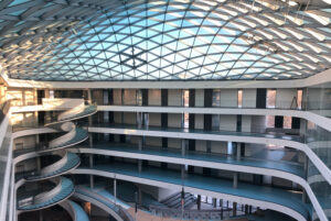 Atrium Innenraumfoto - Brandschutzsanierung Duale Hochschule BW Stuttgart
