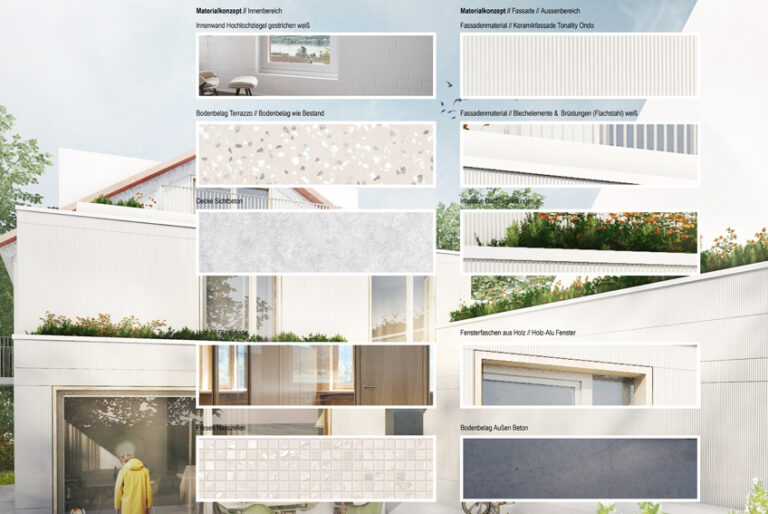 Materialkonzept - Einfamilienhaus in Stuttgart