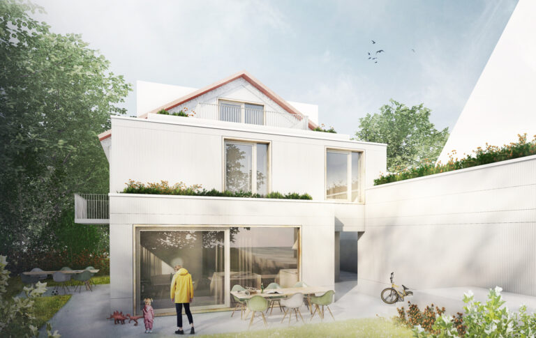 Kubatur Außenansicht - Einfamilienhaus in Stuttgart