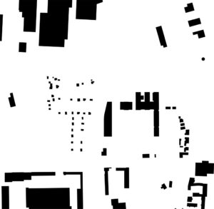 Schwarzplan - Neubau Duale Hochschule Gera – Lehr- und Forschungsgebäude