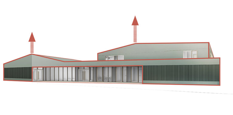 Diagramm Erschießung - Neubau Kindertagesstätte und Familientreff Denkendorf
