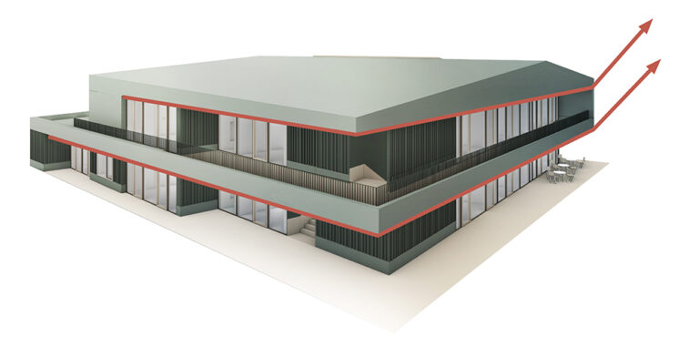 Gebäudekubatur - Neubau Kindertagesstätte und Familientreff Denkendorf